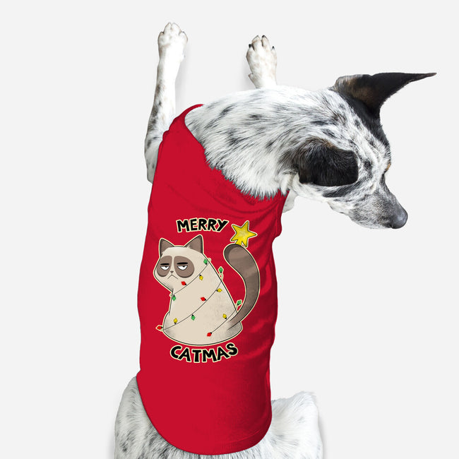 A Merry Catmas-Dog-Basic-Pet Tank-Umberto Vicente