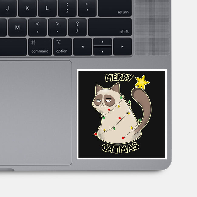 A Merry Catmas-None-Glossy-Sticker-Umberto Vicente