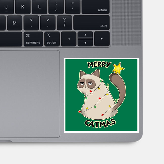 A Merry Catmas-None-Glossy-Sticker-Umberto Vicente