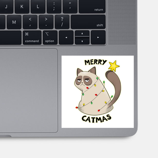 A Merry Catmas-None-Glossy-Sticker-Umberto Vicente