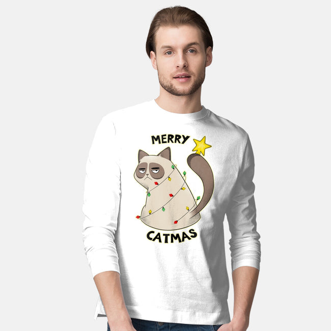 A Merry Catmas-Mens-Long Sleeved-Tee-Umberto Vicente