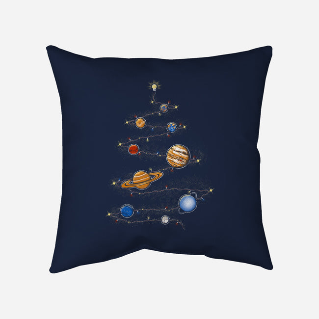 Cosmos Christmas-None-Removable Cover-Throw Pillow-Umberto Vicente