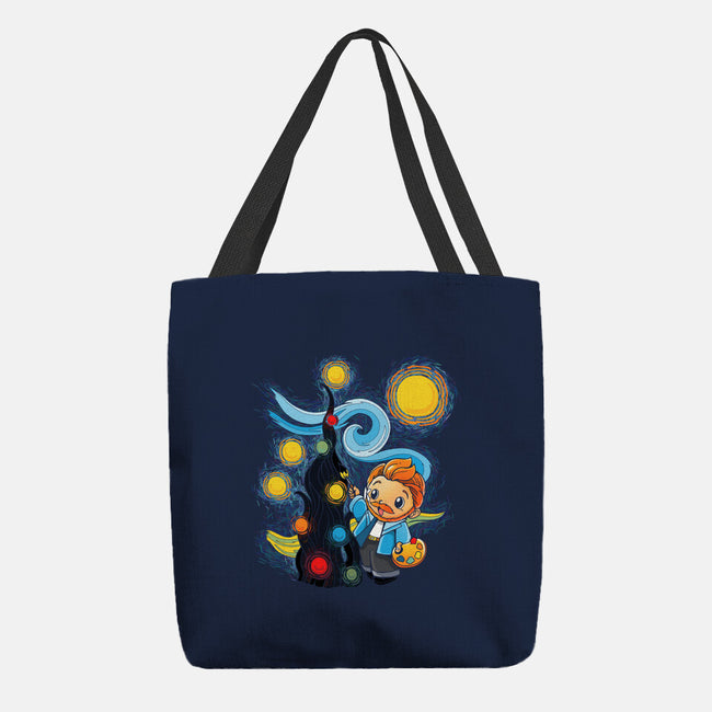 Christmas Art-None-Basic Tote-Bag-Vallina84