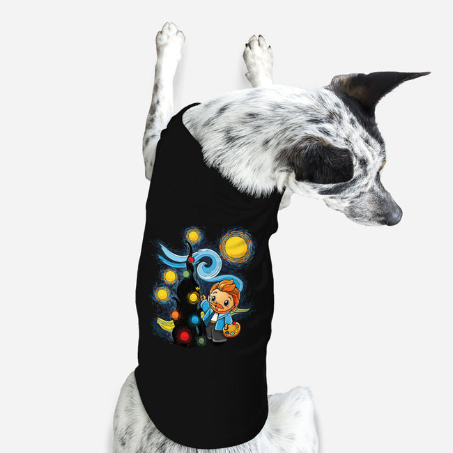 Christmas Art-Dog-Basic-Pet Tank-Vallina84