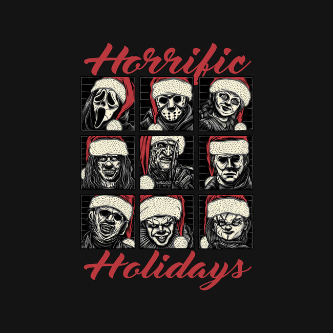 Horrific Holidays-Womens-Basic-Tee-momma_gorilla