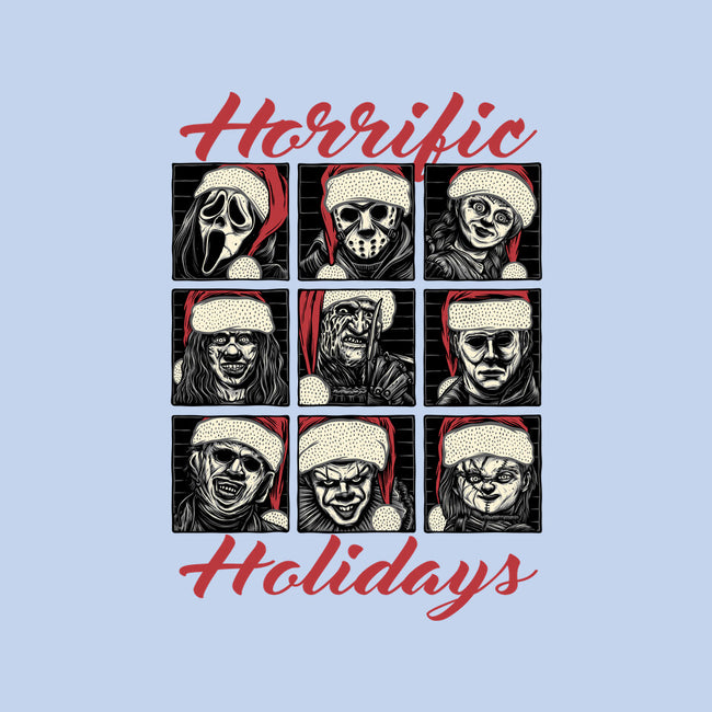 Horrific Holidays-Womens-Basic-Tee-momma_gorilla