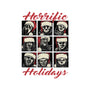 Horrific Holidays-Womens-Basic-Tee-momma_gorilla