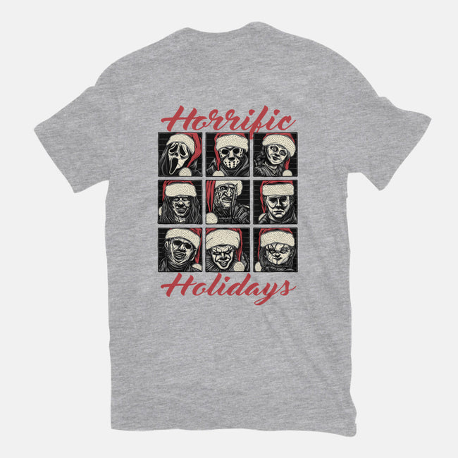 Horrific Holidays-Youth-Basic-Tee-momma_gorilla