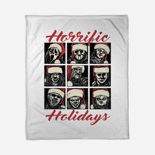 Horrific Holidays-None-Fleece-Blanket-momma_gorilla