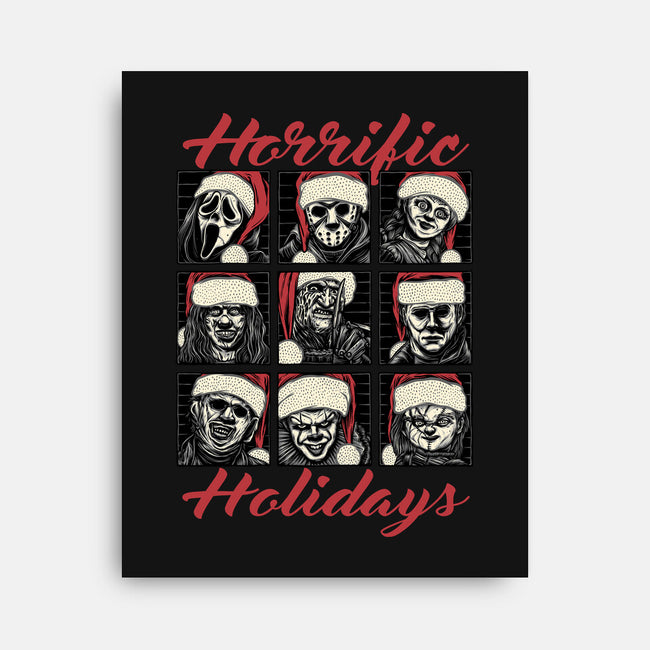 Horrific Holidays-None-Stretched-Canvas-momma_gorilla