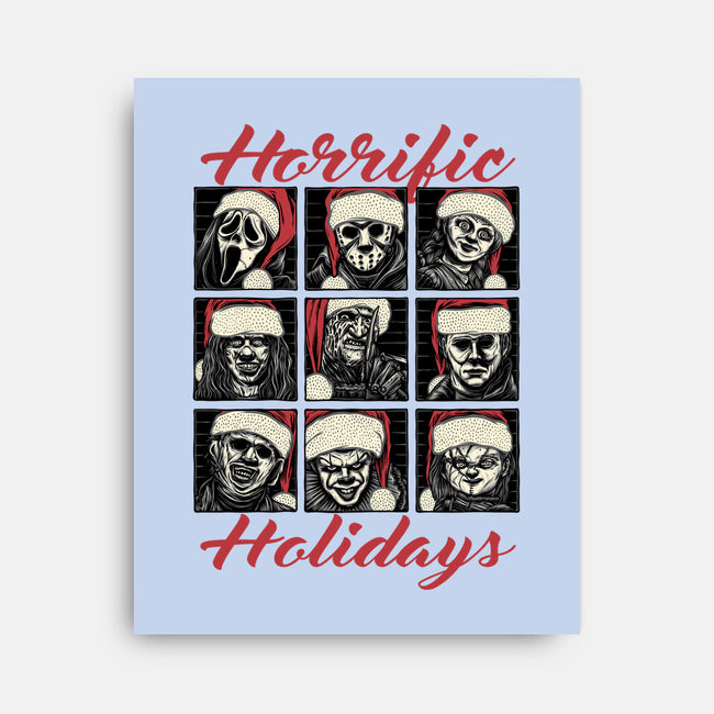 Horrific Holidays-None-Stretched-Canvas-momma_gorilla