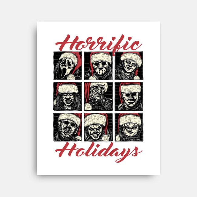 Horrific Holidays-None-Stretched-Canvas-momma_gorilla