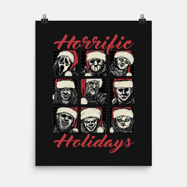 Horrific Holidays-None-Matte-Poster-momma_gorilla