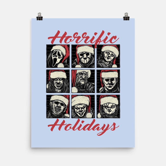 Horrific Holidays-None-Matte-Poster-momma_gorilla