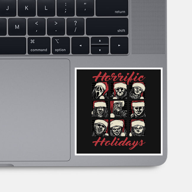 Horrific Holidays-None-Glossy-Sticker-momma_gorilla