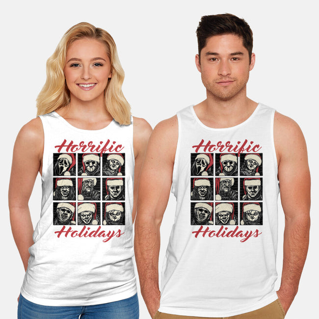 Horrific Holidays-Unisex-Basic-Tank-momma_gorilla