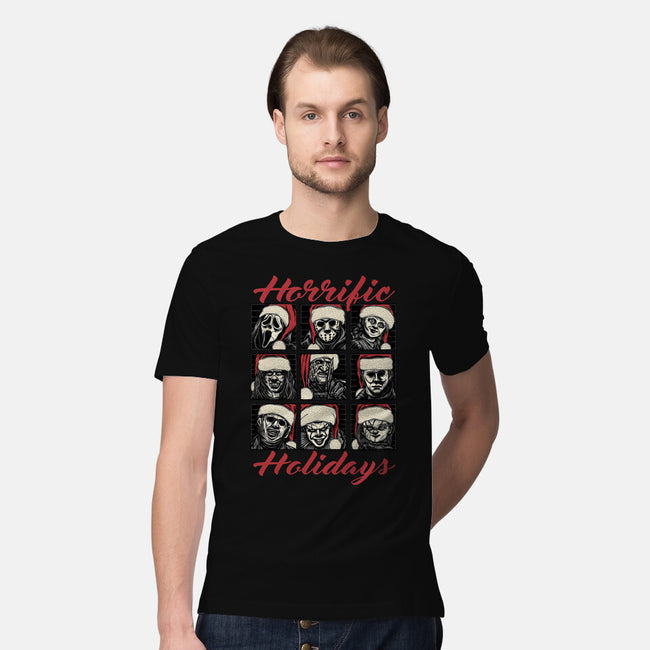 Horrific Holidays-Mens-Premium-Tee-momma_gorilla