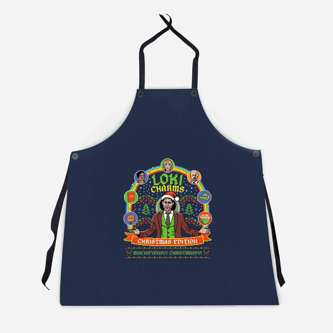 Loki Charms-Unisex-Kitchen-Apron-rocketman_art