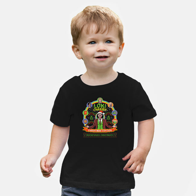 Loki Charms-Baby-Basic-Tee-rocketman_art