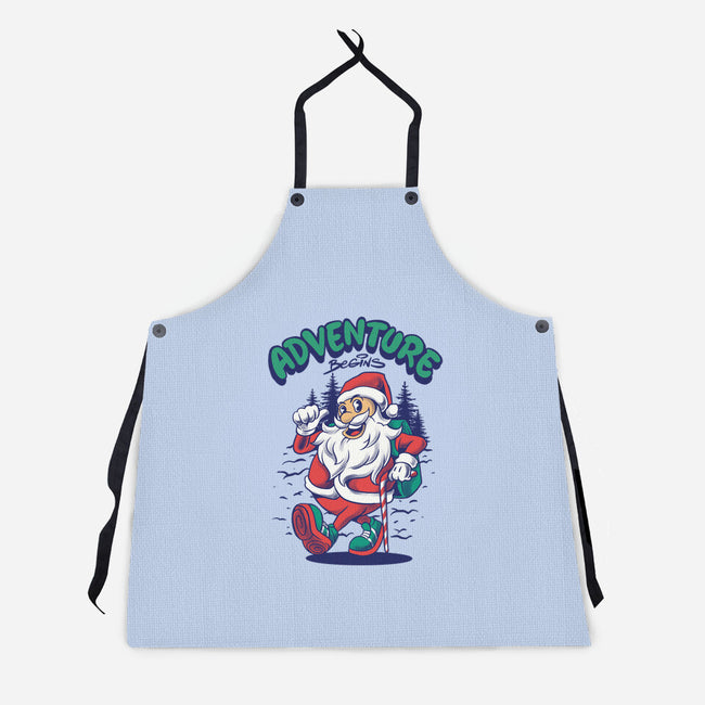 Adventure Begins-Unisex-Kitchen-Apron-spoilerinc