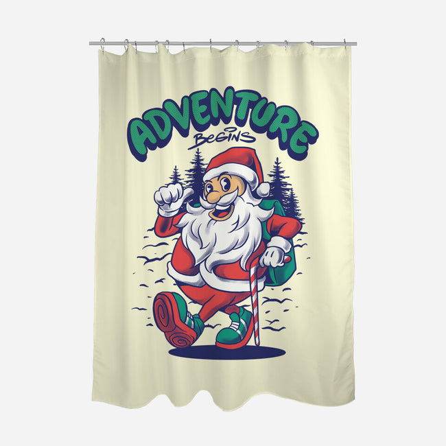 Adventure Begins-None-Polyester-Shower Curtain-spoilerinc