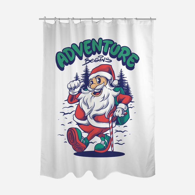 Adventure Begins-None-Polyester-Shower Curtain-spoilerinc