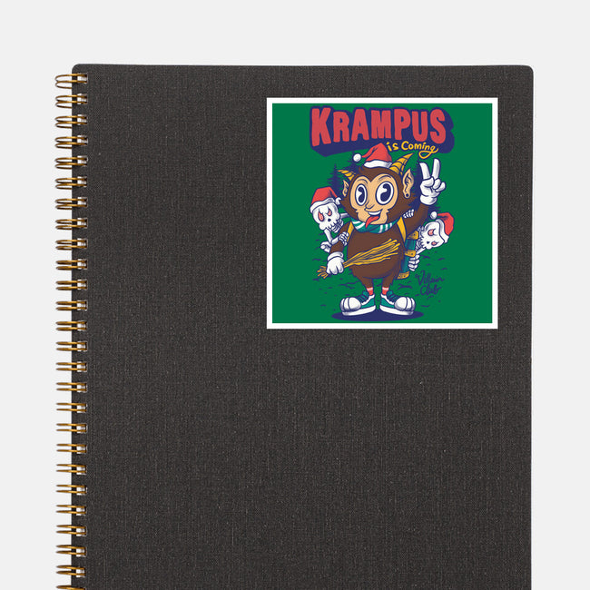 Krampus Is Coming-None-Glossy-Sticker-spoilerinc