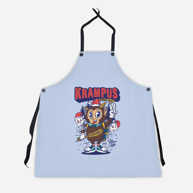 Krampus Is Coming-Unisex-Kitchen-Apron-spoilerinc