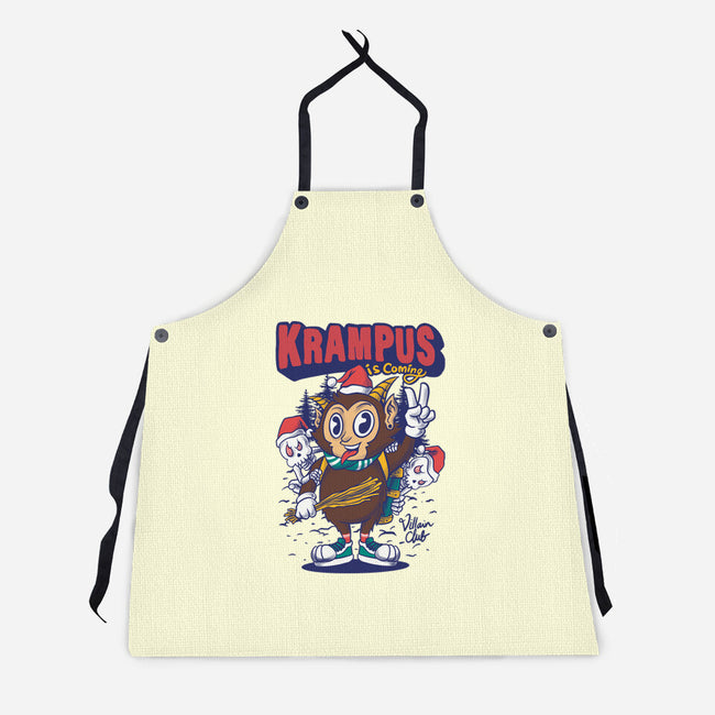 Krampus Is Coming-Unisex-Kitchen-Apron-spoilerinc