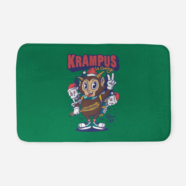 Krampus Is Coming-None-Memory Foam-Bath Mat-spoilerinc