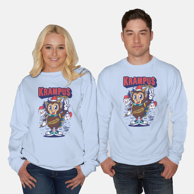 Krampus Is Coming-Unisex-Crew Neck-Sweatshirt-spoilerinc