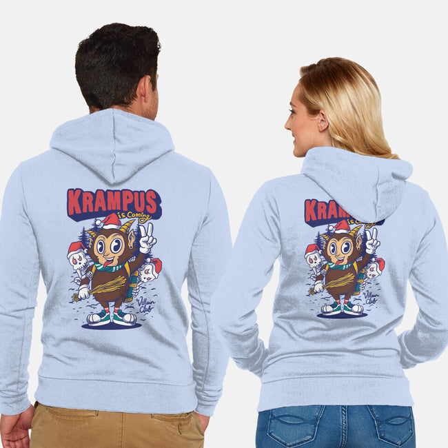 Krampus Is Coming-Unisex-Zip-Up-Sweatshirt-spoilerinc