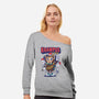 Krampus Is Coming-Womens-Off Shoulder-Sweatshirt-spoilerinc