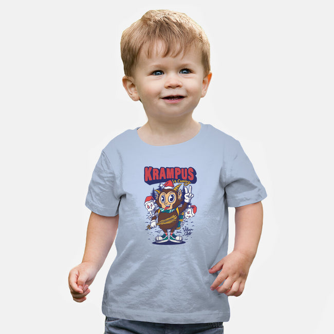 Krampus Is Coming-Baby-Basic-Tee-spoilerinc