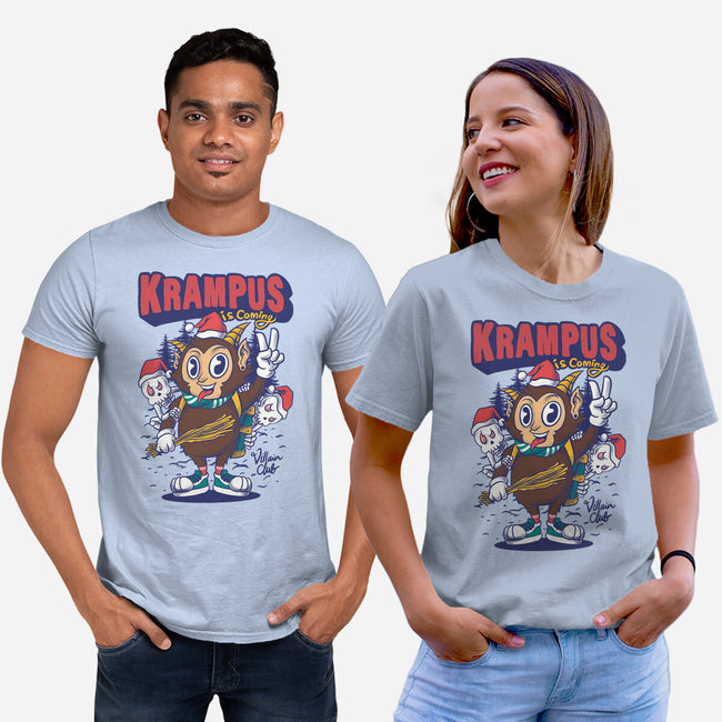 Krampus Is Coming-Unisex-Basic-Tee-spoilerinc