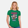 Krampus Is Coming-Womens-Fitted-Tee-spoilerinc