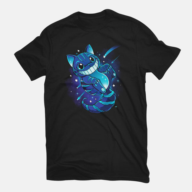 Cheshire Galaxy-Womens-Fitted-Tee-Vallina84