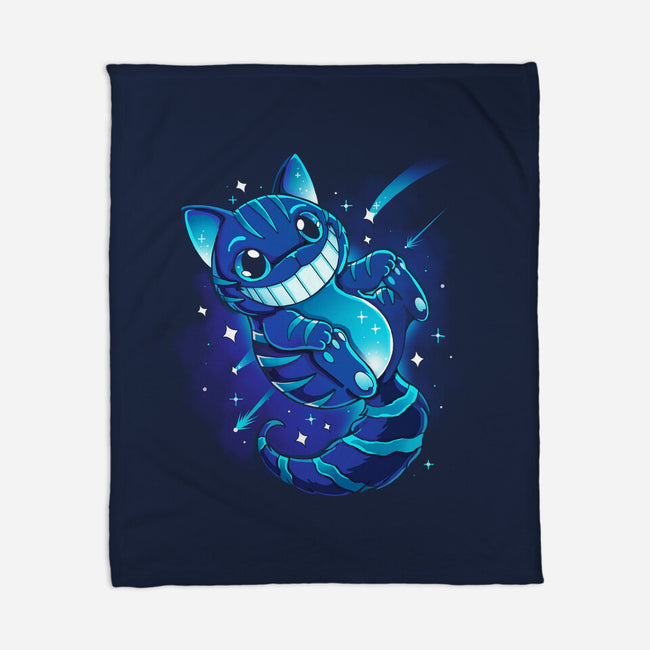 Cheshire Galaxy-None-Fleece-Blanket-Vallina84