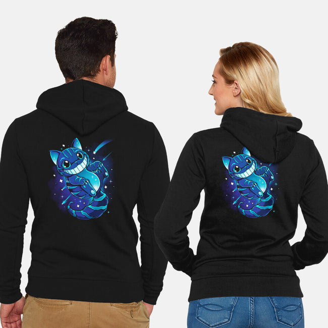 Cheshire Galaxy-Unisex-Zip-Up-Sweatshirt-Vallina84