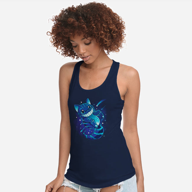 Cheshire Galaxy-Womens-Racerback-Tank-Vallina84