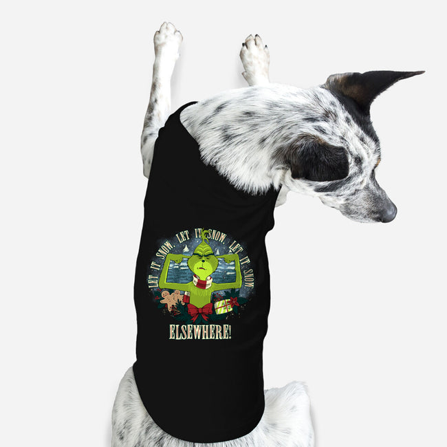 Let It Snow Elsewhere-Dog-Basic-Pet Tank-rmatix