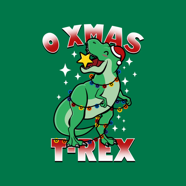 O Xmas T-Rex-Womens-Off Shoulder-Tee-Boggs Nicolas