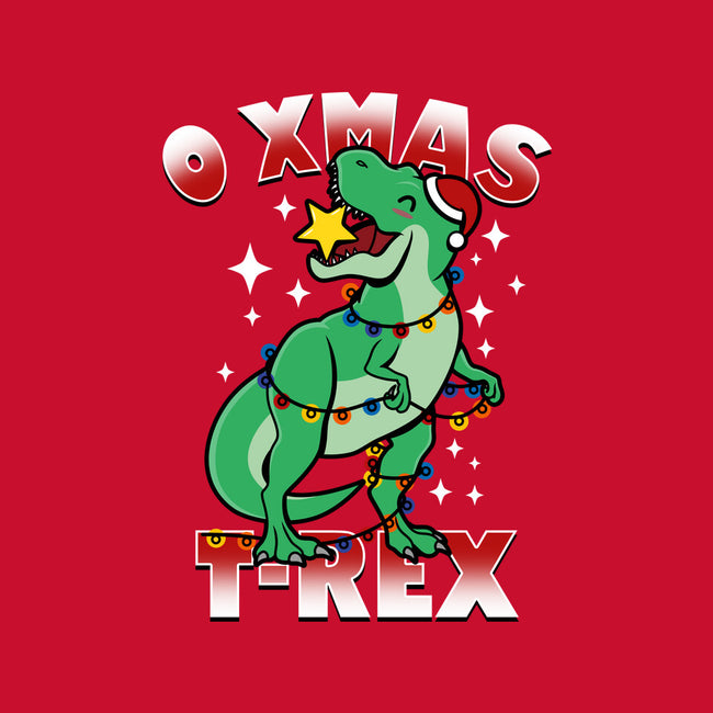 O Xmas T-Rex-None-Removable Cover w Insert-Throw Pillow-Boggs Nicolas