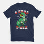 O Xmas T-Rex-Womens-Fitted-Tee-Boggs Nicolas