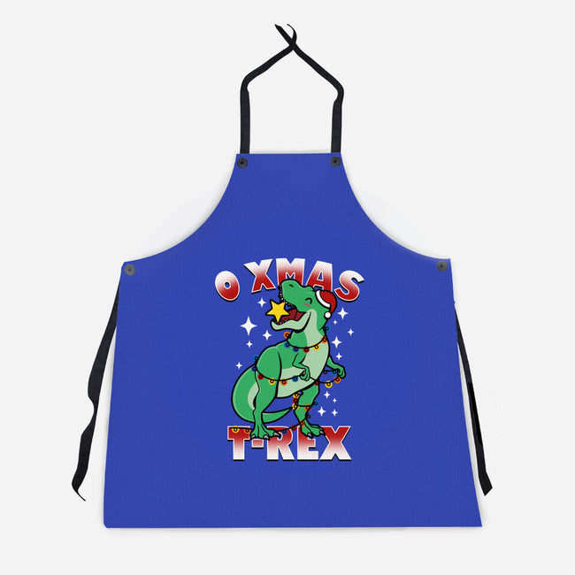 O Xmas T-Rex-Unisex-Kitchen-Apron-Boggs Nicolas