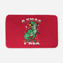 O Xmas T-Rex-None-Memory Foam-Bath Mat-Boggs Nicolas