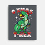 O Xmas T-Rex-None-Stretched-Canvas-Boggs Nicolas