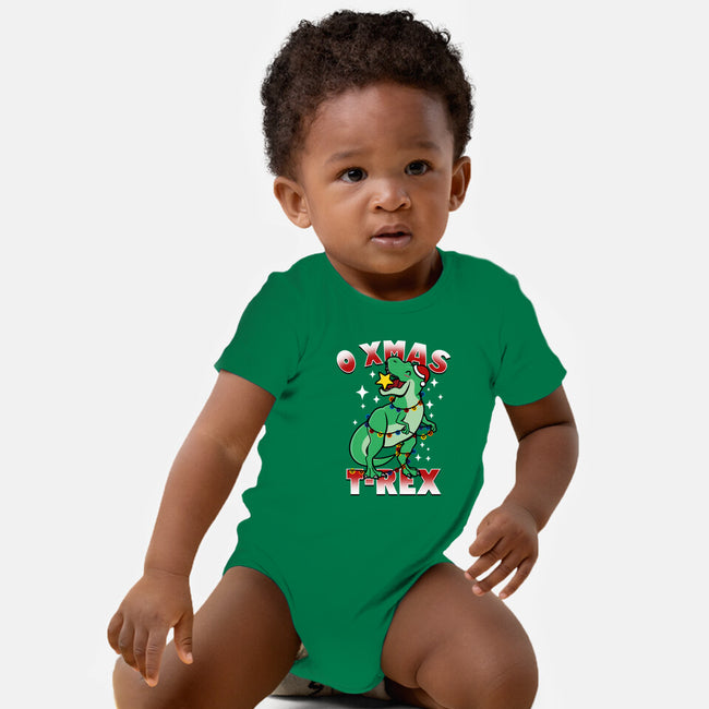 O Xmas T-Rex-Baby-Basic-Onesie-Boggs Nicolas