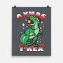 O Xmas T-Rex-None-Matte-Poster-Boggs Nicolas