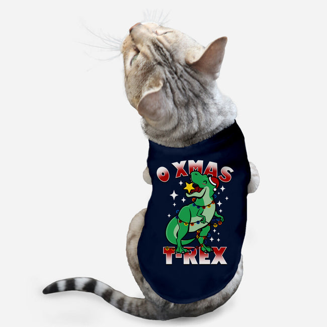 O Xmas T-Rex-Cat-Basic-Pet Tank-Boggs Nicolas